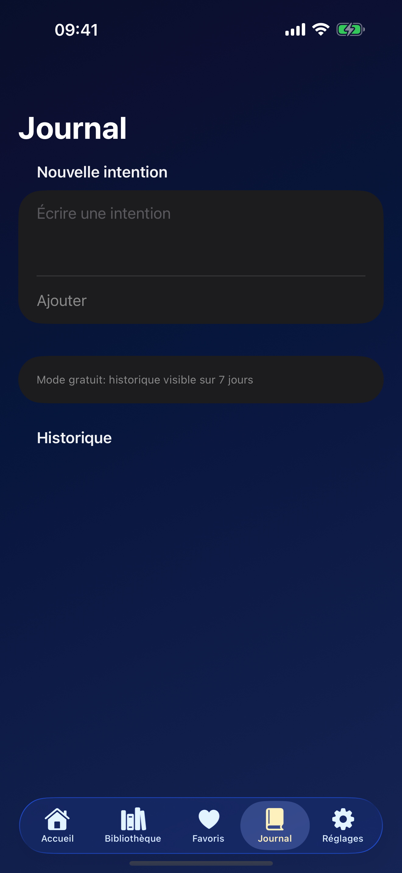 Journal de prières